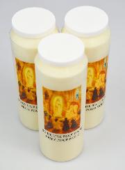 Lot de 3 Bougies de Neuvaine ND de l'Île Bouchard