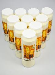 Lot de 10 Bougies de Neuvaine ND de l'Île Bouchard