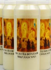 Lot de 10 Bougies de Neuvaine ND de l'Île Bouchard