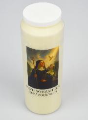 Bougie de Neuvaine à Sainte Scholastique