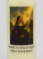 Bougie de Neuvaine à Sainte Scholastique
