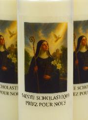 Lot de 3 Bougies de Neuvaine à Sainte Scholastique