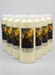 Lot de 10 Bougies de Neuvaine à Sainte Scholastique