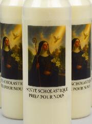 Lot de 10 Bougies de Neuvaine à Sainte Scholastique