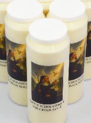 Lot de 20 Bougies de Neuvaine à Sainte Scholastique