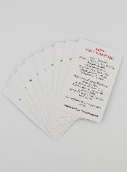 Lot de 10 Cartes de Prière à Sainte Scholastique