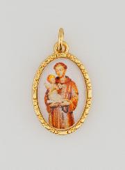 Médaille Bord Torsadé 25mm - Saint Antoine