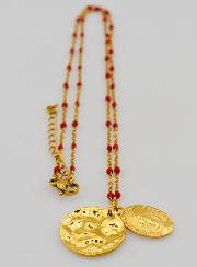 Collier Religieux Perlé & Médaille Miraculeuse