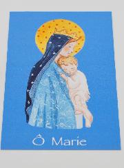 Carte de Baptême - Ô Marie
