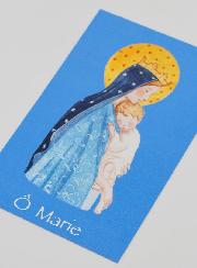 Carte de Baptême - Ô Marie