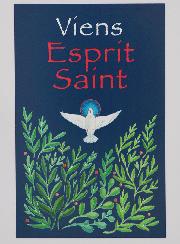 Carte de Confirmation - Viens Esprit Saint