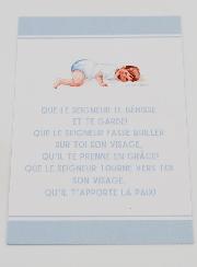 Carte de Baptême - Bénédiction Bébé