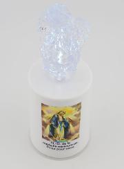 Bougie d'Église à Led Vierge Miraculeuse - 60 jours