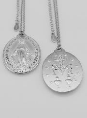 Médaille Miraculeuse & Chaîne en Inox - 28mm