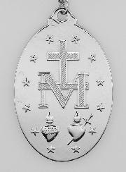Médaille Miraculeuse & Chaîne en Inox - 40mm