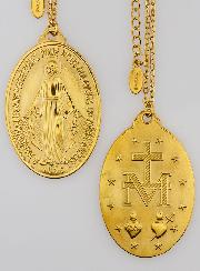 Médaille Miraculeuse & Chaîne Dorée - 33mm