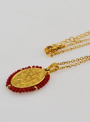 Collier Miraculeuse - Perles Rouges