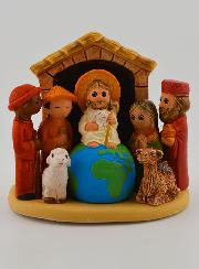 Crèche de Noël du Monde - Christ bon Pasteur