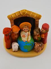 Crèche de Noël du Monde - Christ bon Pasteur