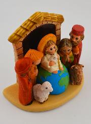 Crèche de Noël du Monde - Christ bon Pasteur