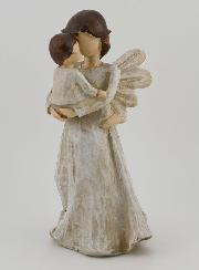 Statue Ange Gardien - Joue Contre Joue