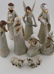 Crèche de Noël Complète 11 Personnages