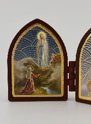 Icône Diptyque Mini - N-D de Lourdes & Miraculeuse