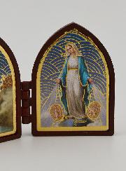 Icône Diptyque Mini - N-D de Lourdes & Miraculeuse