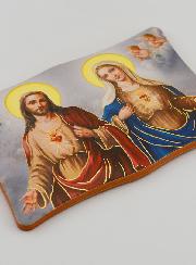 Icône Sacrés Coeurs de Jésus & Marie