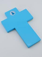 Croix Enfant en Bois - Prêtre & Colombe