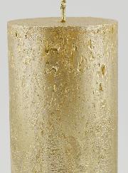 Bougie de Noël Moderne - Champagne