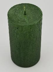 Bougie de Noël Moderne - Vert Sapin