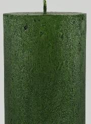 Bougie de Noël Moderne - Vert Sapin
