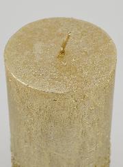 Bougie Décoration Effet Pépite - Champagne
