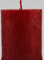 Bougie Décoration Effet Pépite - Rouge