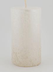 Bougie Décoration Effet Pépite - Blanc Perlé
