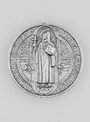 Plaque Autocollante de Saint Benoît - 33mm