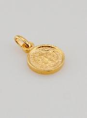 Médaille de Saint Benoît en Plaqué Or - 10mm