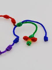 Bracelet Dizainier Corde Multicolore