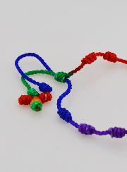 Bracelet Dizainier Corde Multicolore