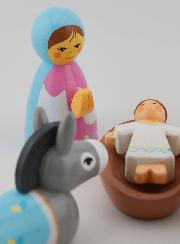 Crèche de Noël Enfantine - Marie Rose