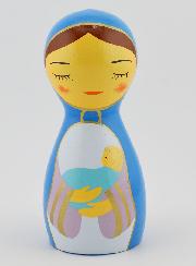 Statuette Vierge à l'Enfant - 10cm