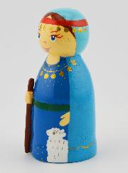 Statuette en Bois - Sarah