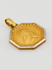 Médaille Sainte Thérèse en Plaqué Or
