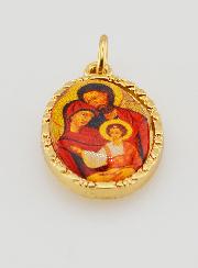 Médaille Bord Torsadé 25mm - Sainte Famille