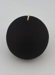 Bougie de Décoration Boule 8cm - Noir Mat