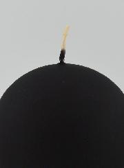Bougie de Décoration Boule 8cm - Noir Mat