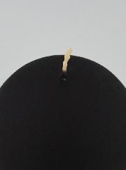 Bougie de Décoration Boule 8cm - Noir Mat