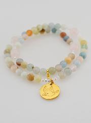 Chapelet de la Paix - Morganite & Quartz Rose