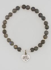 Bracelet Pierre Naturelle - Labradorite & Arbre de vie